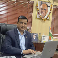 Dr. R. D. Patidar,  Vice-Chancellor
