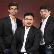 S. Sri Krishna, Co-Founder , Surya Narayanan R. P., Managing Partner,Mrithyunjai Prakash, Head Operations