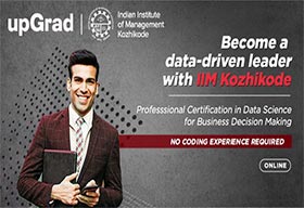 upGrad join forces with India's premium institutions like IIM Kozhikode, IIT Delhi, and Bombay to take online education to the next level